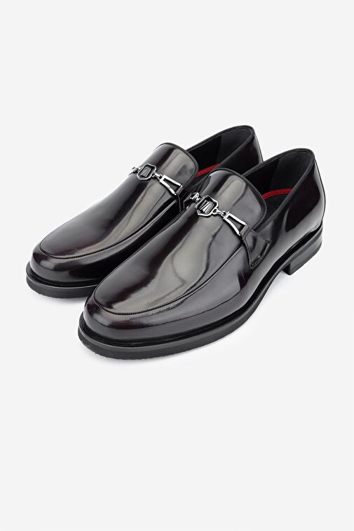 Valmenti Erkek Hakiki Deri Bordo Loafer Ayakkabı - Görsel 6
