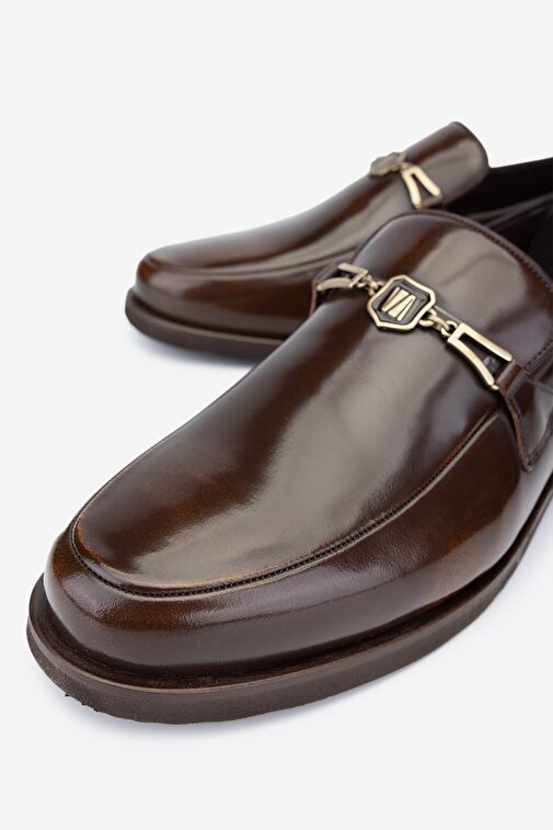 Valmenti Erkek Hakiki Deri Taba Loafer Ayakkabı - Görsel 4