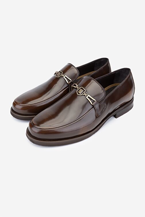 Valmenti Erkek Hakiki Deri Taba Loafer Ayakkabı - Görsel 6