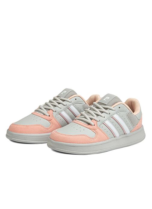 Pierre Cardin® | PC-31298-3319 Gri Pembe - Kadın Spor Ayakkabı - Görsel 5