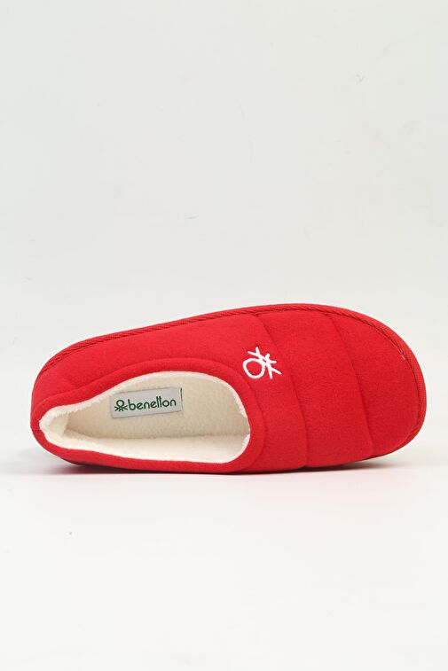 Benetton® | BN-1165 - 3595 Kirmizi-Kadın Panduf Terlik - Görsel 5