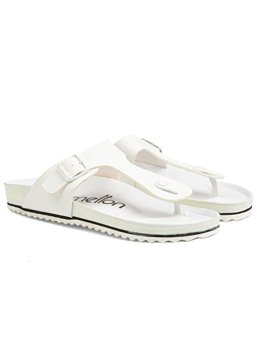 Benetton® | BN-1318 - Beyaz - Erkek Spor Ayakkabı - Görsel 4