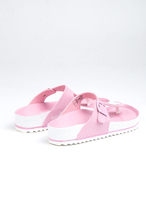 Benetton® | BN-1324 - 3489 Pembe - Kadın Terlik - Görsel 4