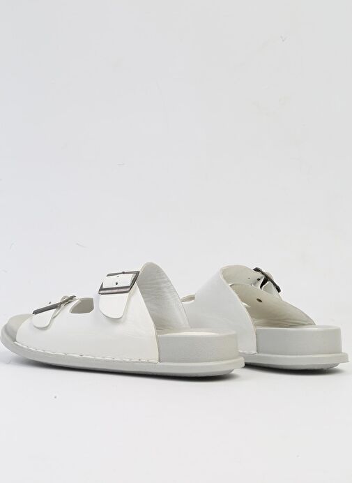 Pierre Cardin® | PC-7176- 3805 Beyaz-Kadın Terlik - Görsel 4