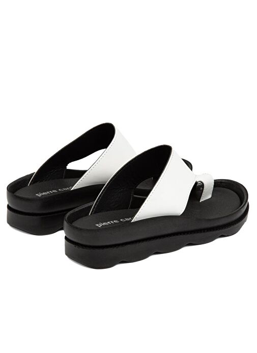Pierre Cardin® | PC-6961-3953 Beyaz - Kadın Terlik - Görsel 4