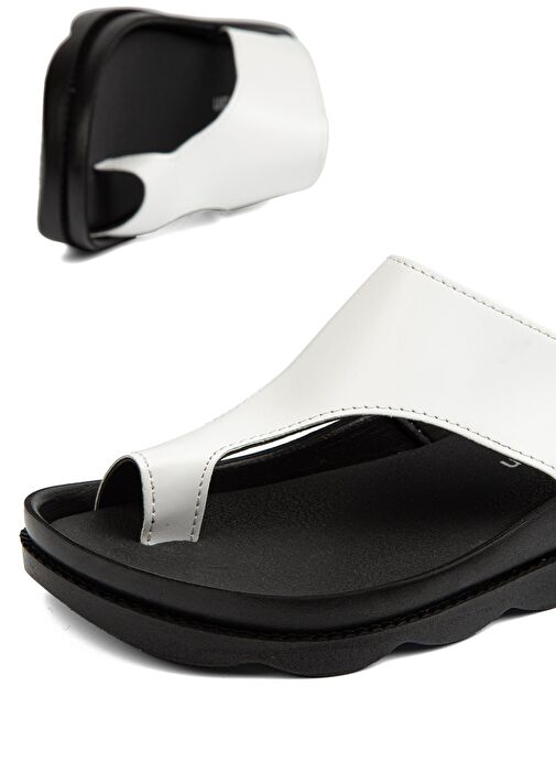 Pierre Cardin® | PC-6961-3953 Beyaz - Kadın Terlik - Görsel 5