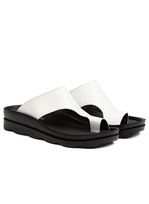 Pierre Cardin® | PC-6961-3953 Beyaz - Kadın Terlik - Görsel 2