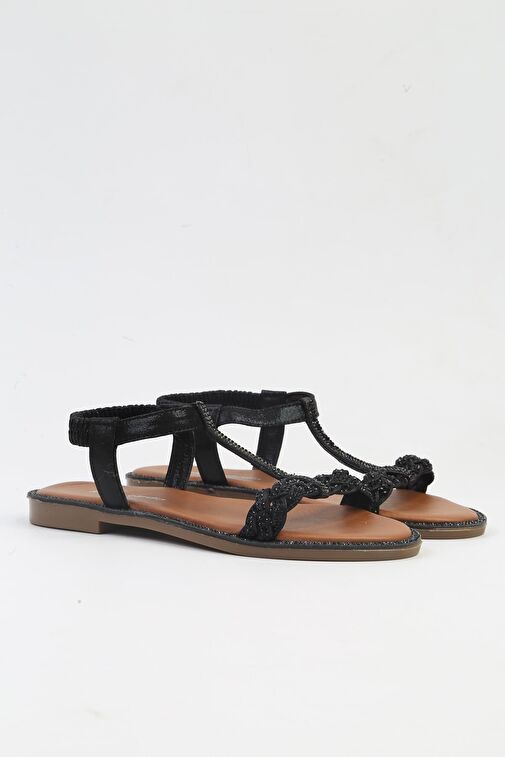 Pierre Cardin® | PC-7140 - 3076 Siyah-Kadın Sandalet - Görsel 3