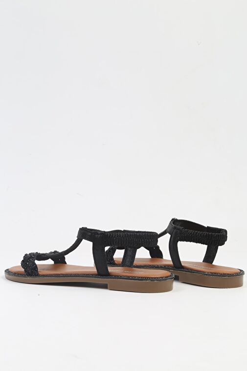 Pierre Cardin® | PC-7140 - 3076 Siyah-Kadın Sandalet - Görsel 4