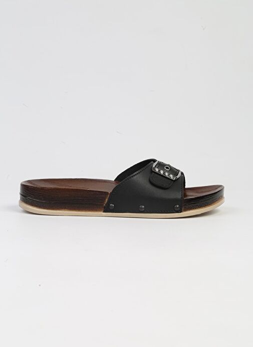 Pierre Cardin® | PC-7026-3485 Siyah-Kadın Terlik - Görsel 2