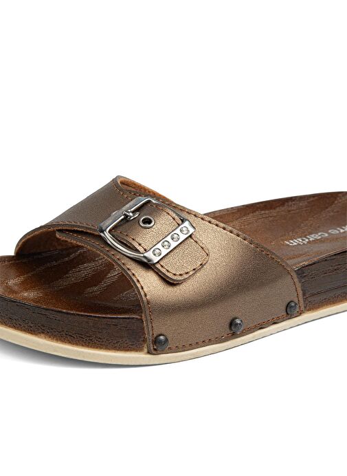 Piere Cardin® | PC-7026-Bronz - Kadın Terlik - Görsel 5