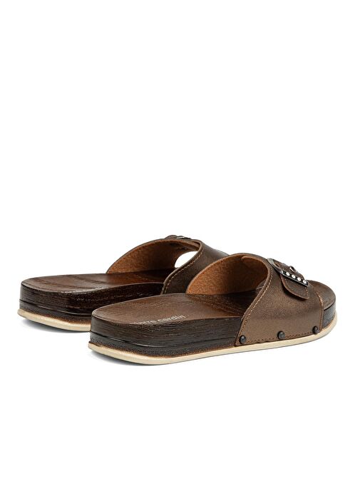 Piere Cardin® | PC-7026-Bronz - Kadın Terlik - Görsel 4
