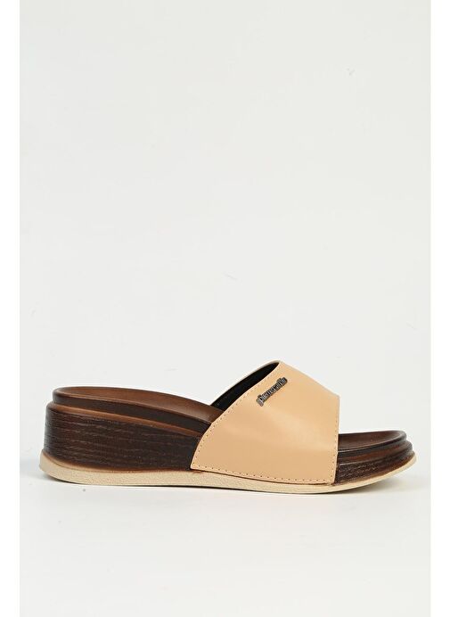 Pierre Cardin® | PC-7030-3485 Bej - Kadın Terlik - Görsel 2