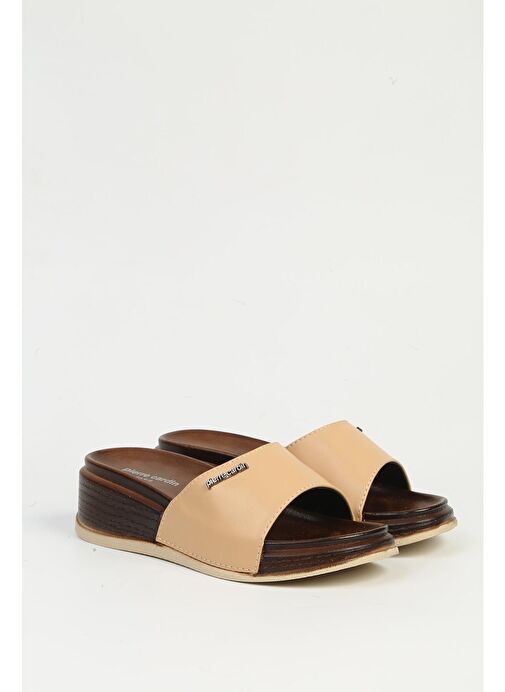 Pierre Cardin® | PC-7030-3485 Bej - Kadın Terlik - Görsel 3