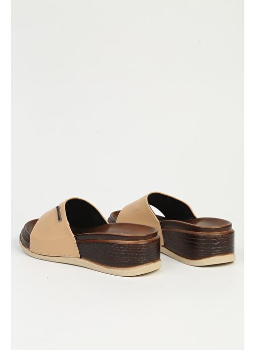 Pierre Cardin® | PC-7030-3485 Bej - Kadın Terlik - Görsel 4