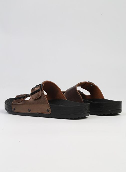 Pierre Cardin® | PC-7035-3485 Bronz-Kadın Terlik - Görsel 4