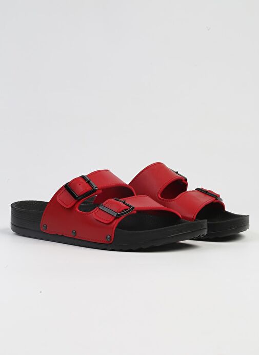 Pierre Cardin® |PC-7035-3485 Kırmızı -Kadın Terlik - Görsel 3