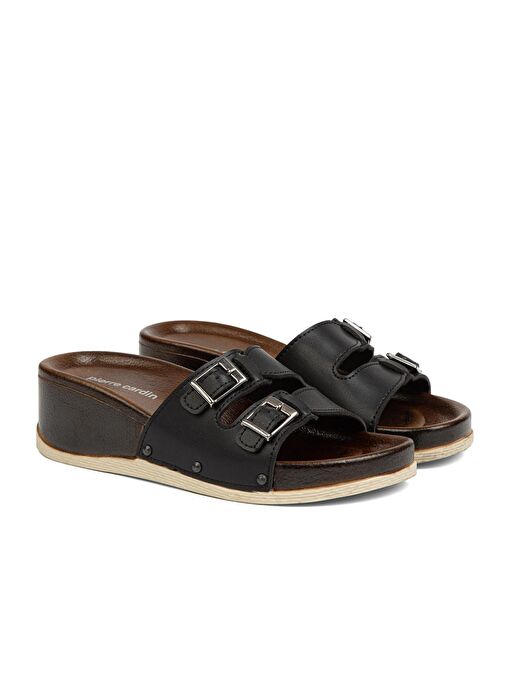 Pierre Cardin® | PC-7020-3485 Siyah - Kadın Terlik - Görsel 3