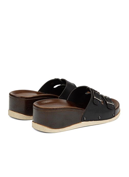 Pierre Cardin® | PC-7020-3485 Siyah - Kadın Terlik - Görsel 4
