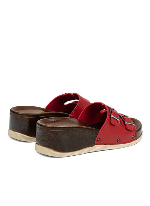 Pierre Cardin® | PC-7020-Kirmizi - Kadın Terlik - Görsel 4