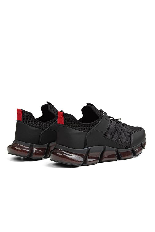 Pierre Cardin Siyah Erkek Sneaker PC-31364-Siyah Kirmizi - Görsel 4