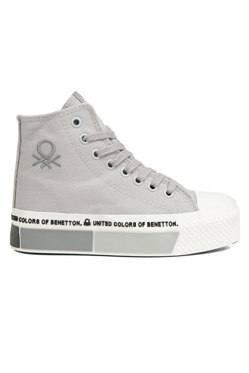 Benetton® | BN-30942 - 3114 Gri - Kadın Spor Ayakkabı - Görsel 2