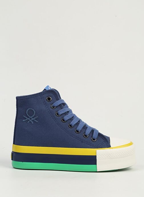 Benetton Lacivert Kadın Spor Ayakkabı BN-30944 - Görsel 2