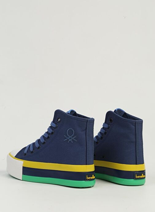 Benetton Lacivert Kadın Spor Ayakkabı BN-30944 - Görsel 4