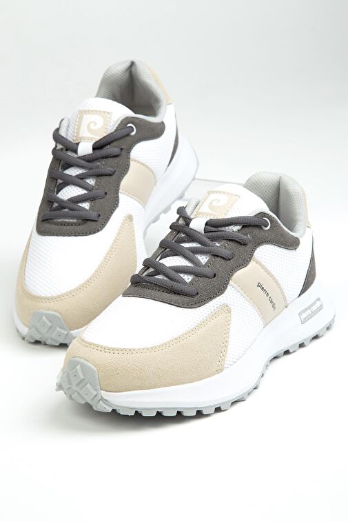 Pierre Cardin® | PC-31385- 3471 Beyaz Bej - Kadın Spor Ayakkabı - Görsel 5