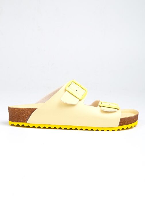 Benetton® | BN-1232- 3489 Sari - Kadın Terlik - Görsel 2
