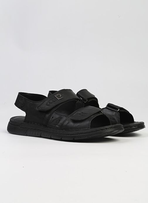 Pierre Cardin® | PC-7150 - 2115 Siyah-Erkek Sandalet - Görsel 3