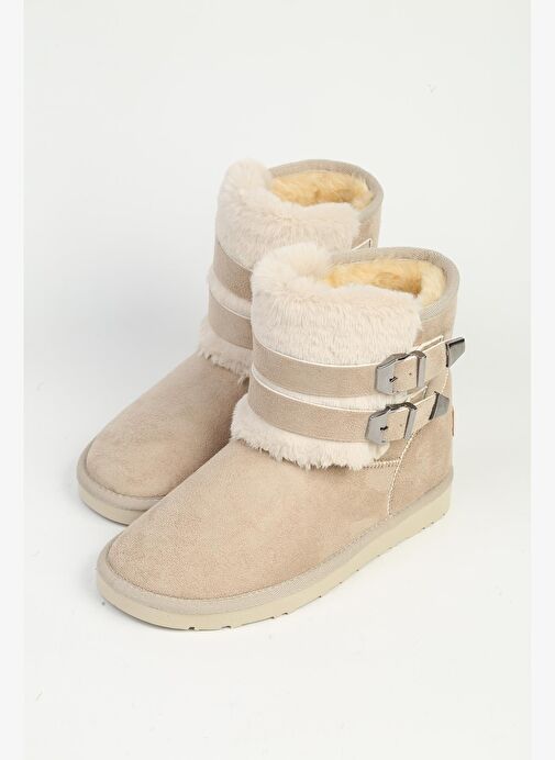 Kadın Bej Tokalı Bot - Görsel 2