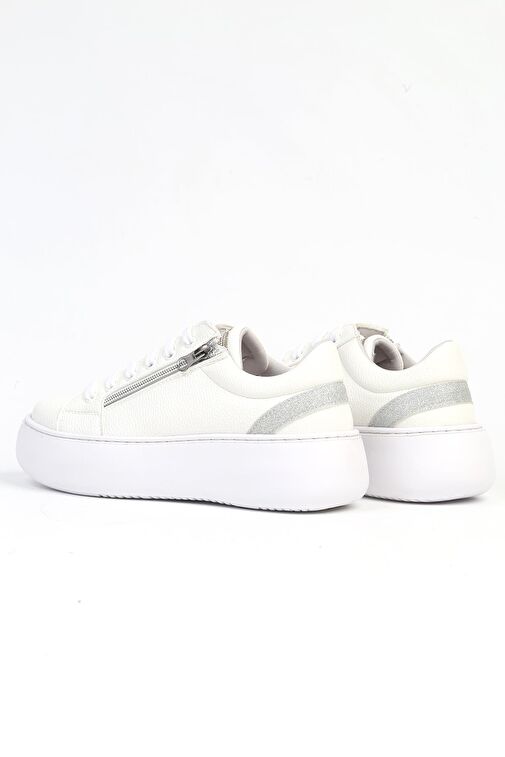 Pierre Cardin Beyaz Kadın Sneaker PC-52633-Beyaz - Görsel 4