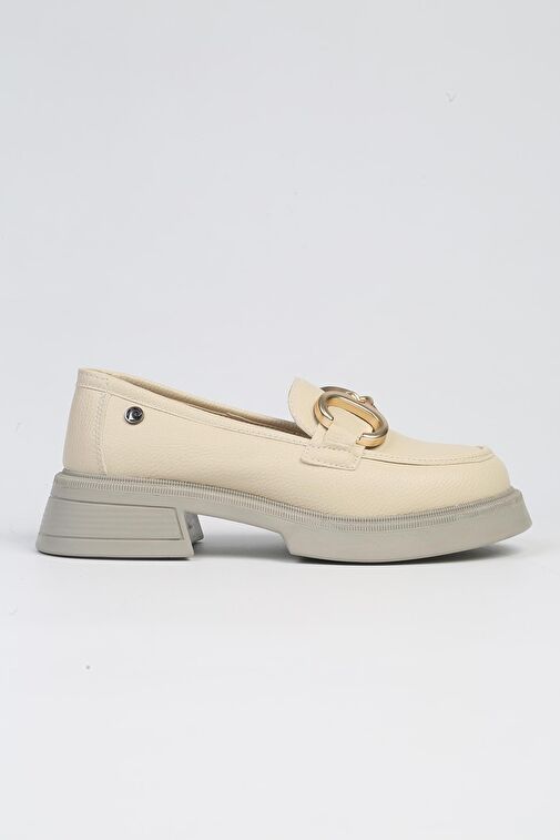 Pierre Cardin Krem Kadın Günlük Ayakkabı PC-52650-Krem - Görsel 2