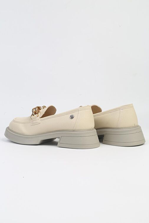 Pierre Cardin® | PC-52651 - 3441 Krem -Kadın Loafer Günlük Ayakkabı - Görsel 4