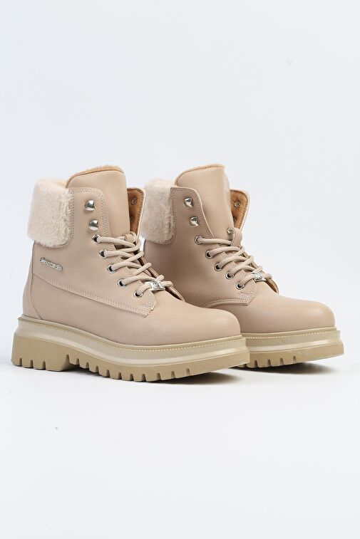 Pierre Cardin® | PC-52435-3076 Bej Cilt - Kadın Bot - Görsel 3