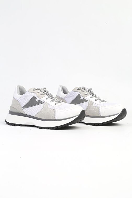 Pierre Cardin® | PC-52555 - 3959 Beyaz - Kadın Sneaker - Görsel 3