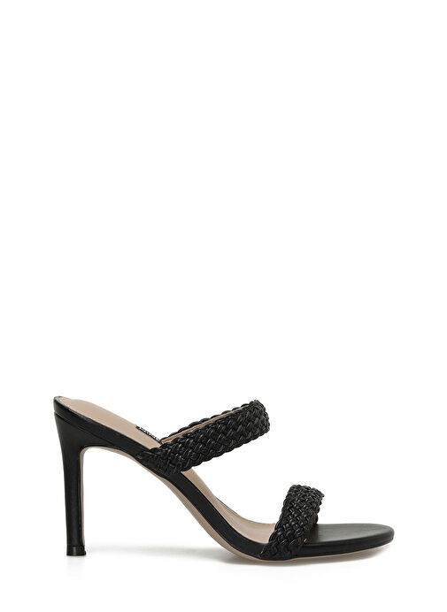 SONIYA 3FX Siyah Kadın Topuklu Terlik - Görsel 2