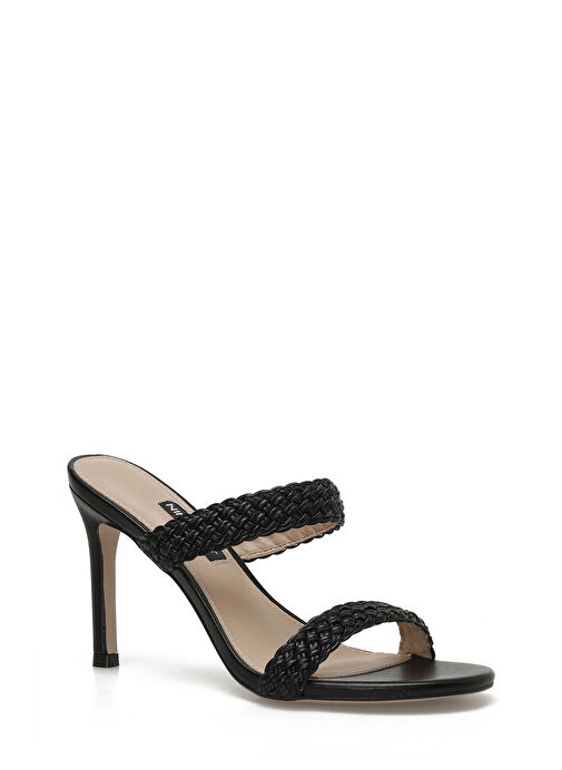 SONIYA 3FX Siyah Kadın Topuklu Terlik - Görsel 4