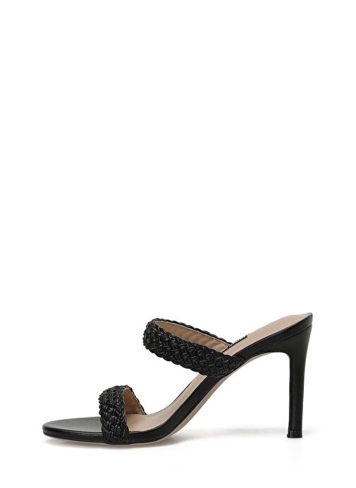 SONIYA 3FX Siyah Kadın Topuklu Terlik - Görsel 3