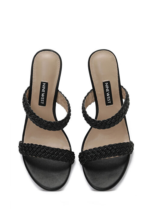 SONIYA 3FX Siyah Kadın Topuklu Terlik - Görsel 5