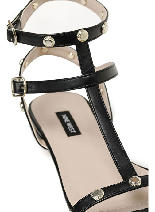 LALLEY 3FX Siyah Kadın Düz Sandalet - Görsel 8