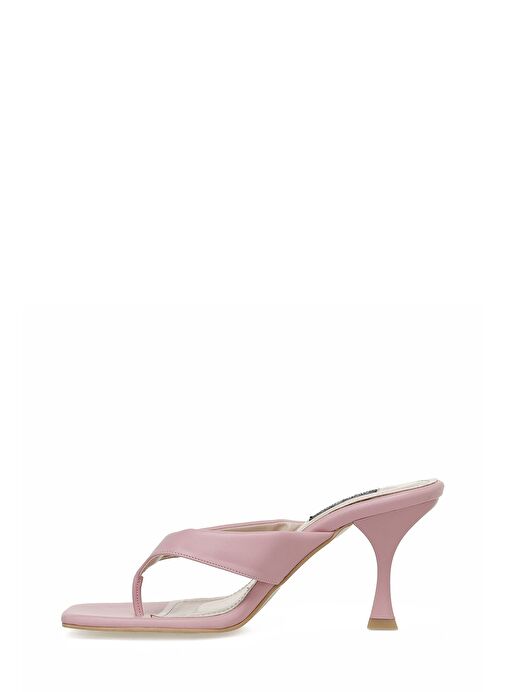 SEZZA 3FX Pembe Kadın Topuklu Terlik - Görsel 4