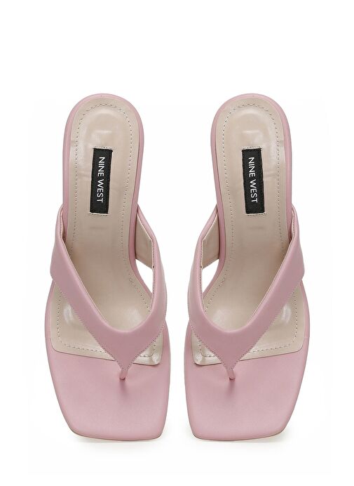 SEZZA 3FX Pembe Kadın Topuklu Terlik - Görsel 5