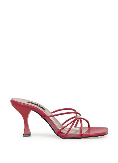 ZEYYA 3FX Pembe Kadın Topuklu Terlik - Görsel 2