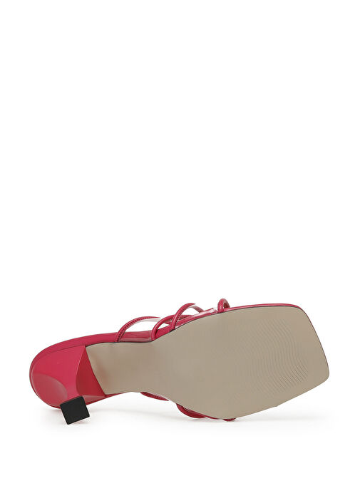 ZEYYA 3FX Pembe Kadın Topuklu Terlik - Görsel 7