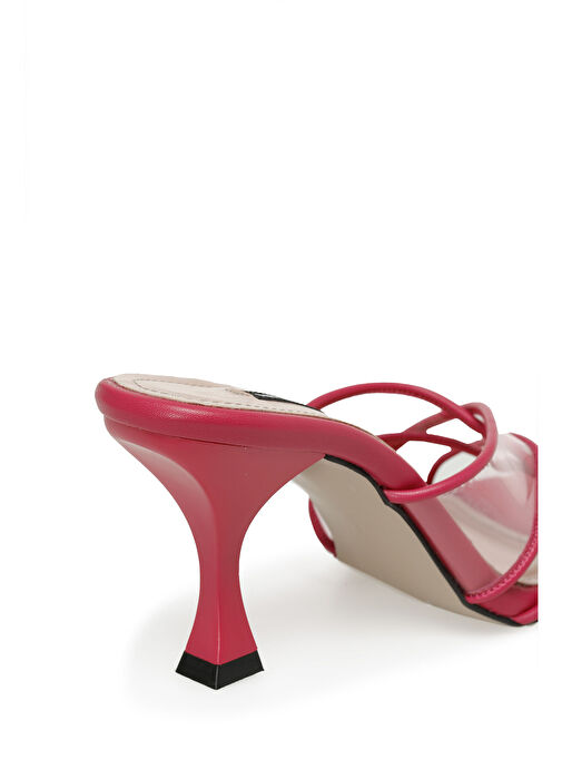 ZEYYA 3FX Pembe Kadın Topuklu Terlik - Görsel 8