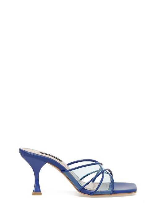 ZEYYA 3FX Mavi Kadın Topuklu Terlik - Görsel 2