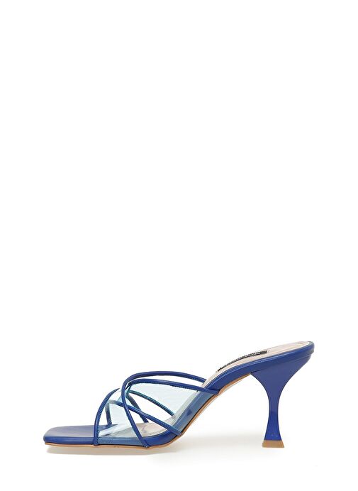 ZEYYA 3FX Mavi Kadın Topuklu Terlik - Görsel 3
