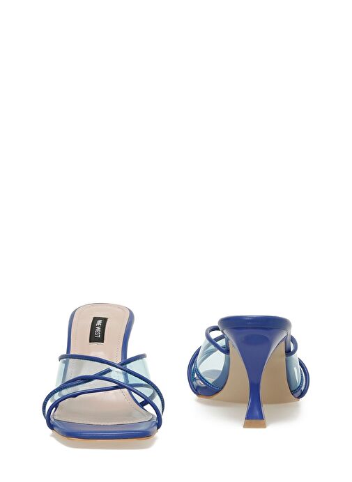 ZEYYA 3FX Mavi Kadın Topuklu Terlik - Görsel 6